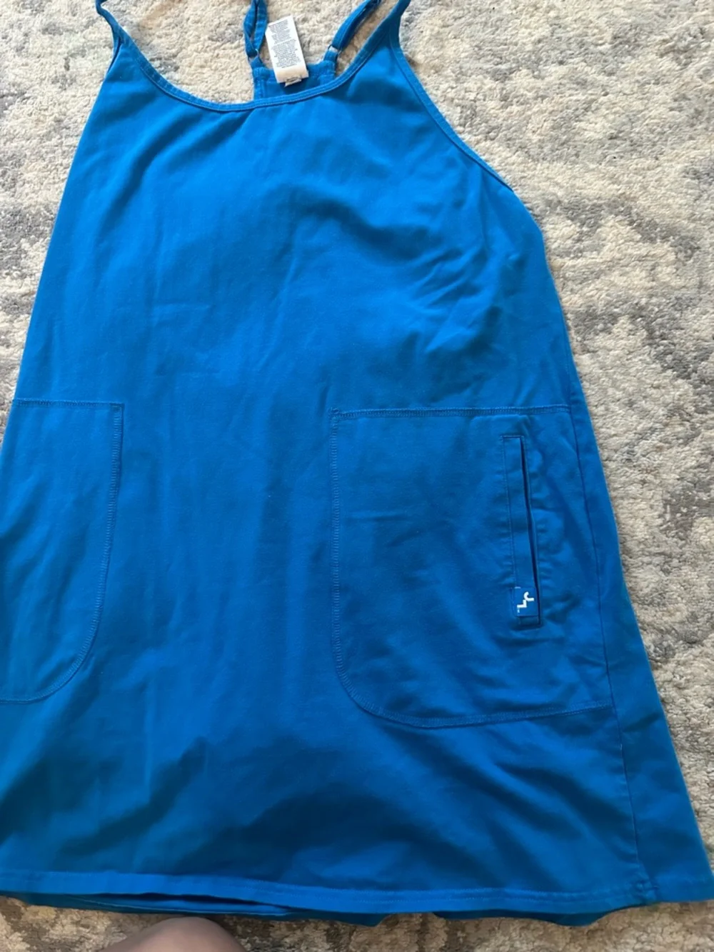 Small Blue Racerback Tennis Dress - Picture 2 of 5